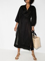 Thumbnail for your product : BOTEH Black Zofie Smock Midi Dress