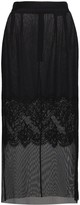 Thumbnail for your product : Dolce & Gabbana Layered lace pencil skirt
