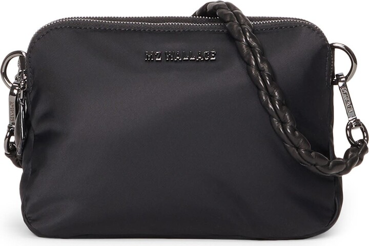 MZ WALLACE Bowery Quilted Shoulder Bag Black