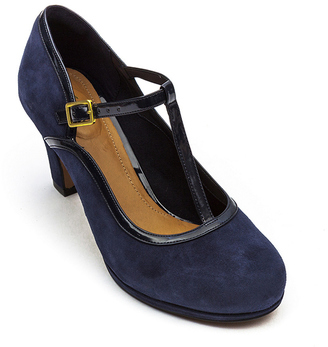 Clarks Chorus Tempo - Womens - Navy Suede - ShopStyle Heels