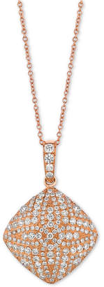 LeVian Diamond Pave 18" Pendant Necklace (9/10 ct. t.w.) in 18k Rose Gold