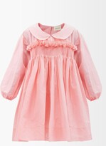 Thumbnail for your product : Molly Goddard Marc Smocked Cotton Dress