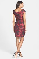 Thumbnail for your product : Betsey Johnson Floral Jacquard Sheath Dress