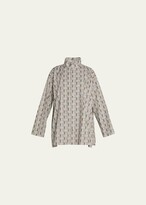 Thumbnail for your product : eskandar Slim A-Line Double-Collar Shirt (Long Length)