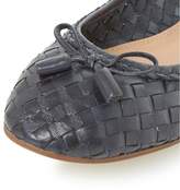 Thumbnail for your product : Dune LADIES HOVE - Woven Leather Ballerina Shoe