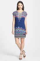 Thumbnail for your product : Laundry by Shelli Segal Print Shift Jersey Dress