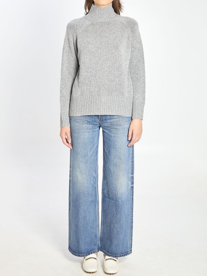 Allude Ribbed Turtleneck Knitwear
