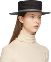 Thumbnail for your product : Maison Michel Black Hemp Kiki Hat