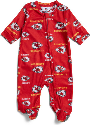 Infant Boys Team Logo Footed Coverall | Polyester