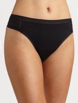 Thumbnail for your product : OnGossamer Microfiber High-Cut Thong