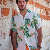 Thumbnail for your product : Panareha Honolulu Linen Aloha Shirt White