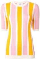 Thumbnail for your product : CK Calvin Klein Fine Knit Striped Pattern Top
