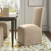 Thumbnail for your product : Kelly Clarkson Home Lillian Upholstered Solid Back Skirted Side Chair