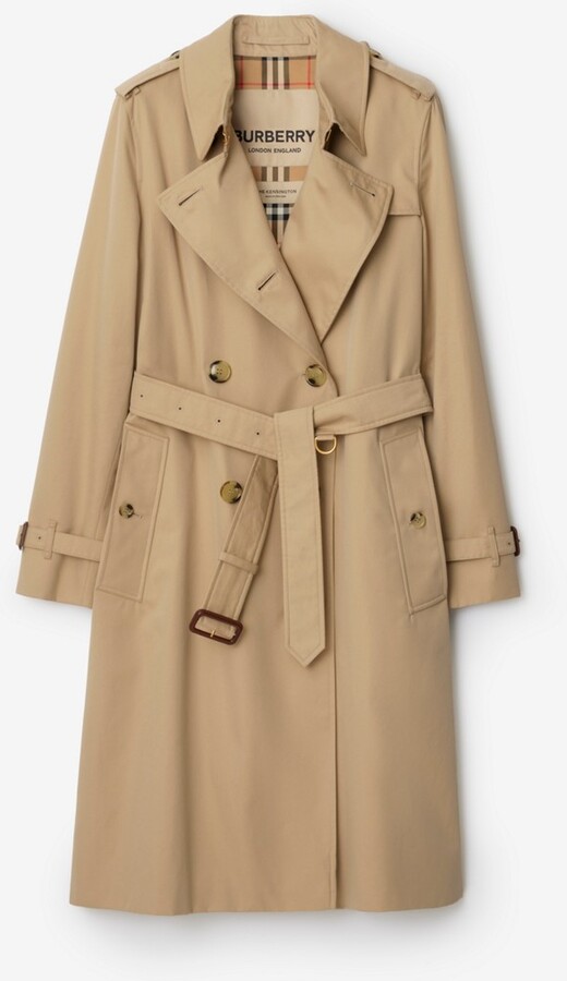 Burberry Long Kensington Heritage Trench Coat Size: 0