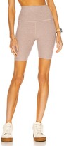 Thumbnail for your product : Beyond Yoga Spacedye High Waisted Biker Short in Tan