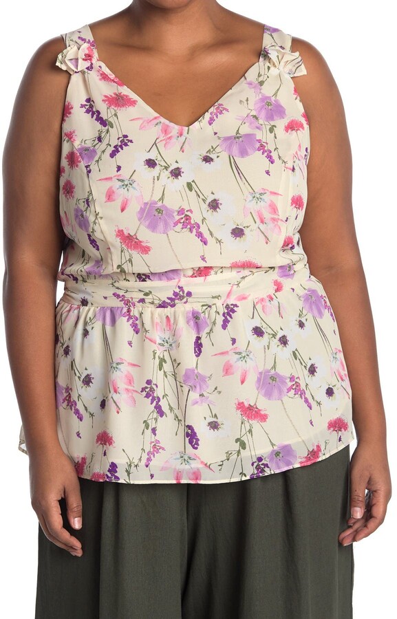 pale pink peplum top