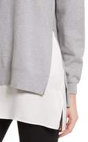 Thumbnail for your product : Alice + Olivia Eldridge Side Slit Undershirt Tunic
