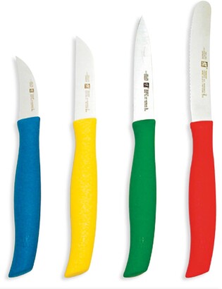 Zwilling J.A. Henckels 4-Piece Multi-Colored Paring Knife Set