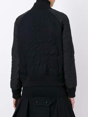 Sacai quilted bomber jacket