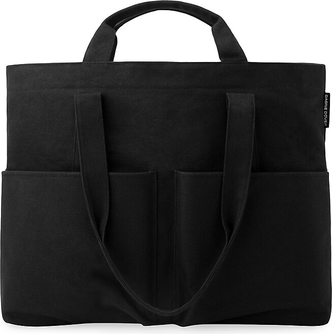 Dagne Dover Large Vida Organic Cotton Tote Onyx ShopStyle