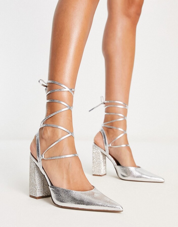 Silver Asos Heel | Shop The Largest Collection | ShopStyle