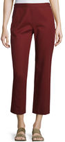 Thumbnail for your product : The Row Seloc Flare-Leg Cropped Pants, New Brick