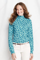 Thumbnail for your product : Lands' End Women's Tall Mock Turtleneck - Print