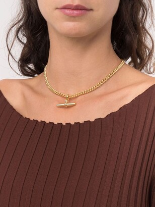 Tilly Sveaas T-bar curb link necklace