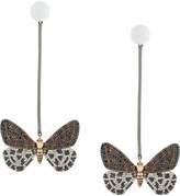 Thumbnail for your product : Astley Clarke Speckled Magpie Moth Bar drop earrings