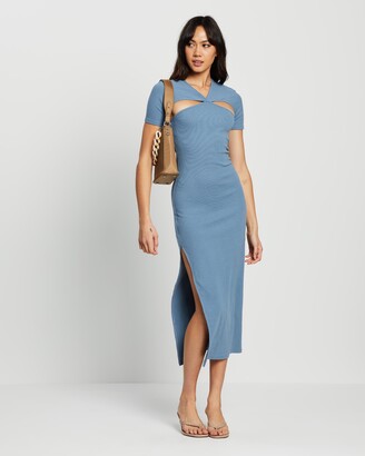 SOVERE - Women's Blue Maxi dresses - Tempo Midi Dress - Size 12 at The Iconic