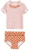 Thumbnail for your product : Tucker + Tate Two-Piece Rashguard Swimsuit (Baby Girls)