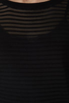 Thumbnail for your product : Wallis Black Slouchy Striped Jumper
