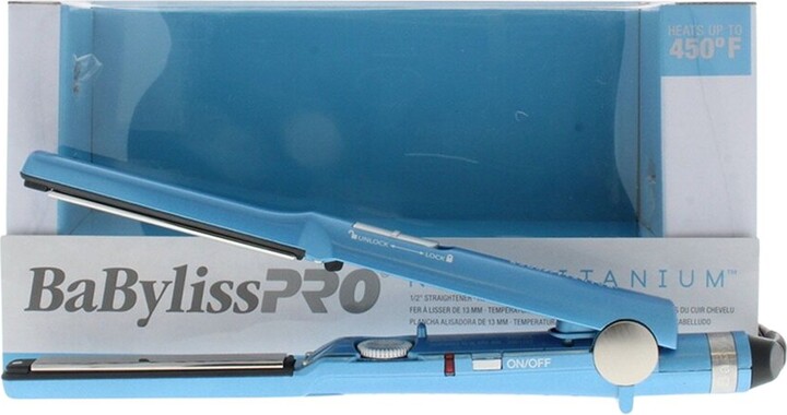 Babyliss Women's Blue Nano Titanium 1/2 Straightener Model# Bnt2653tuc