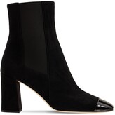 Thumbnail for your product : Sergio Rossi 80mm Sr Alicia Suede Ankle Boots