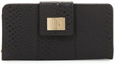 Thumbnail for your product : Urban Originals Faith Flap-Top Snake-Embossed Wallet, Black