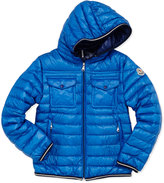 Thumbnail for your product : Moncler Clovis Hooded Quilted Jacket, Navy, Sizes 8-10