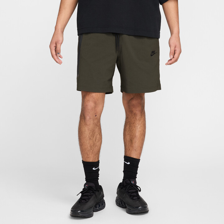 nike woven shorts green