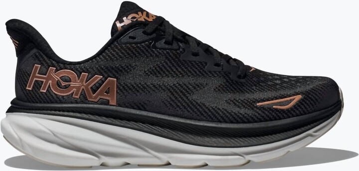 Women'S Clifton 9 Shoes In Black Rose Gold