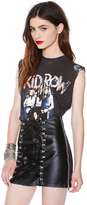 Thumbnail for your product : Nasty Gal Tie Me Up Leather Skirt