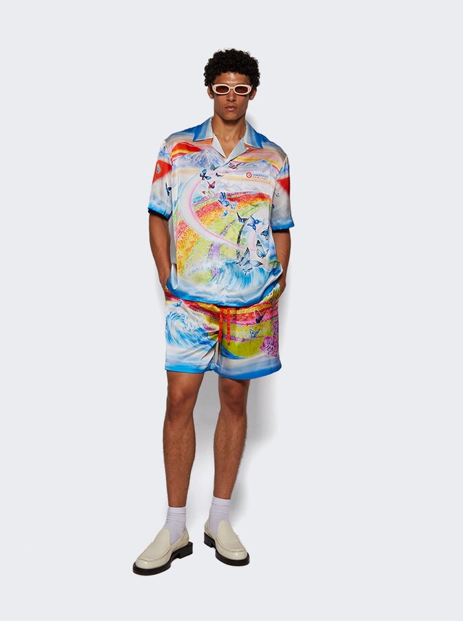 Casablanca Drawstring Shorts Butterfly Mountain