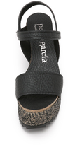 Thumbnail for your product : Pedro Garcia Dorothy Platform Wedge Sandals