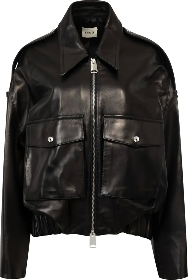 KHAITE Owey leather jacket