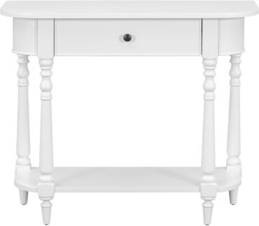 Console Table with Curved Corner