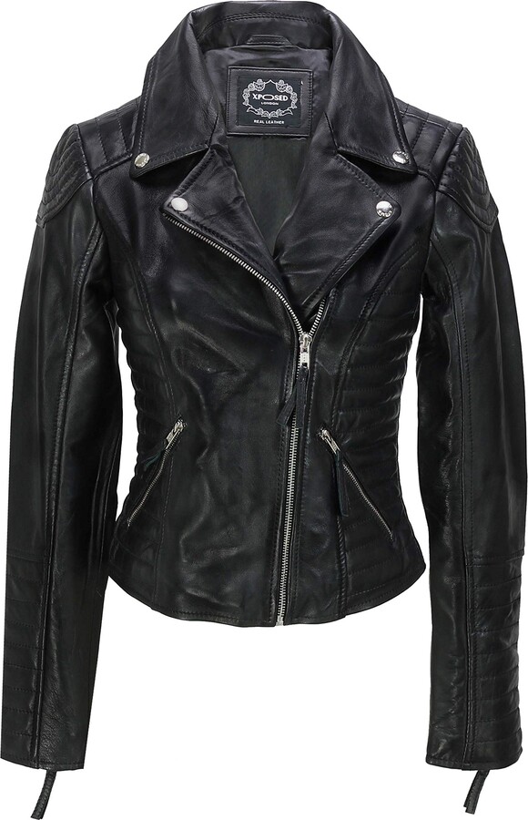 xposed leather jacket