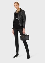Thumbnail for your product : Emporio Armani Semi-Aniline Lambskin Nappa Leather Jacket With Studs