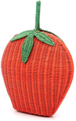 Serpui Marie Fresh Tomato clutch bag
