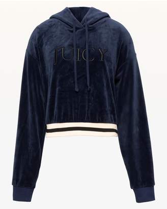 Juicy Couture Ultra Luxe Velour Hooded Pullover