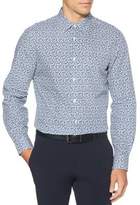 Thumbnail for your product : Perry Ellis Slim Fit Floral Long Sleeve Button Down Shirt