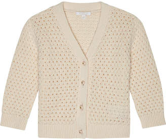 Chloé Knitted cotton-blend cardigan 6-36 months