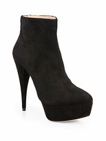 Thumbnail for your product : Miu Miu Suede Platform Ankle Boots